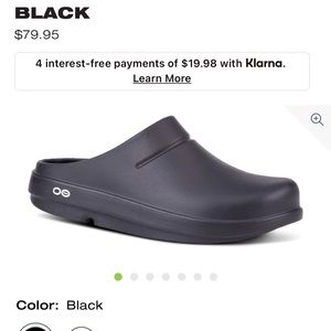 Men’s OOCLOGG CLOG-Black